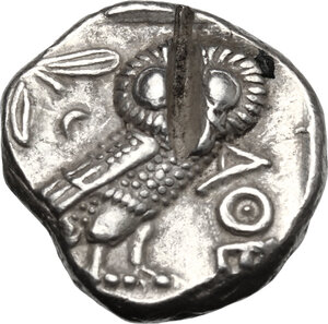 reverse: Attica, Athens. AR Tetradrachm, circa 454-404 BC. Contemporary imitation