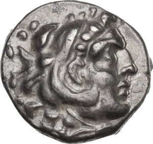 obverse: Islands off Ionia, Chios. AR Drachm imitating Alexander III of Macedon, 3rd century BC