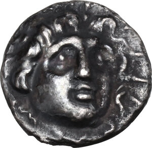 obverse: Islands off Caria, Rhodes. AR Hemidrachm, c. 170-150 BC. ‘Plinthophoric’ coinage. Athanodoros, magistrate