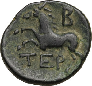 reverse: Pisidia, Termessos.  Pseudo-autonomous issue, 1st century BC.. AE 18 mm, Dated CY 1 (71/0 BC)