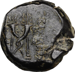 reverse: Syria, Seleucid Kings.  Alexander II Zabinas (128-123 BC).. AE 21 mm