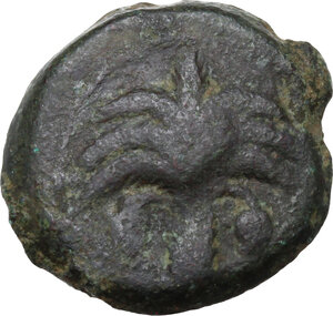 obverse: Zeugitania, Carthage. AE Unit, circa 350-320 BC