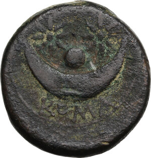 reverse: Anonymous. AE Uncia, 217-215 BC