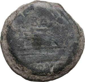 reverse: Balbus.. AE As, 169-158 BC