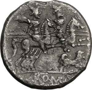reverse: C. Antestius.. AR Denarius, 146 BC