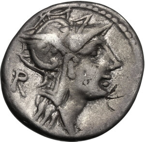 obverse: D. Silanus L.f.. AR Denarius, 91 BC