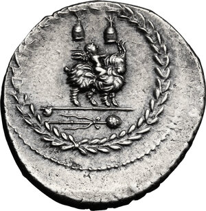 reverse: Mn. Fonteius C.f. . AR Denarius, 85 BC