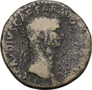 obverse: Claudius (41-54).. AE Sestertius. Rome mint, 41-42