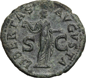reverse: Claudius (41-54).. AE As, 50-54