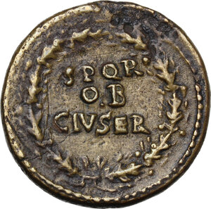 reverse: Galba (68-69).. AE Dupondius. Struck June-August 68 AD