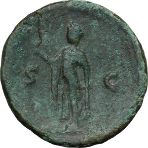 reverse: Vespasian (69-79 AD).. AE As. Rome mint. Struck 76 AD