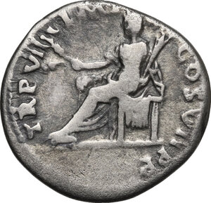 reverse: Titus (79-81 AD). AR Denarius. Struck c. July 79 AD