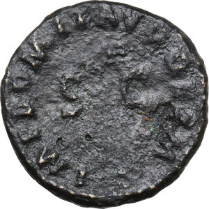 reverse: Domitian (81-96).. AE Quadrans, 84-85 AD