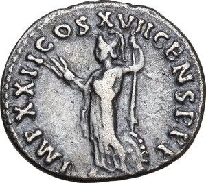 reverse: Domitian (81-96 AD).. AR Denarius. Struck 88-89 AD