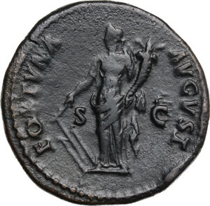 reverse: Nerva (96-98).. AE Dupondius, 97 AD
