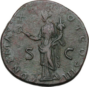 reverse: Hadrian (117-138).. AE Sestertius, 119-120 AD