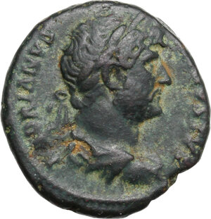 obverse: Hadrian (117-138).. AE Semis, 124-125