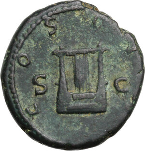 reverse: Hadrian (117-138).. AE Semis, 124-125