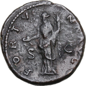reverse: Hadrian (117-138).. AE As. Struck 134-138 AD
