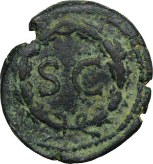 reverse: Hadrian (117-138).. AE As. Rome mint. Struck 134-138 AD