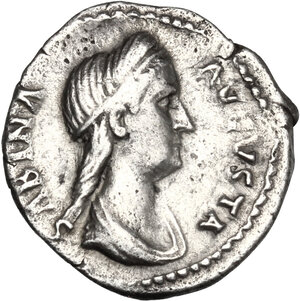 obverse: Sabina, wife of Hadrian (died 137 AD).. AR Denarius, 136-138