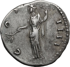 reverse: Antoninus Pius (138-161).. AR Denarius, 145-161