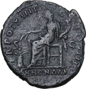 reverse: Antoninus Pius (138-161). AE As, 150-151 AD
