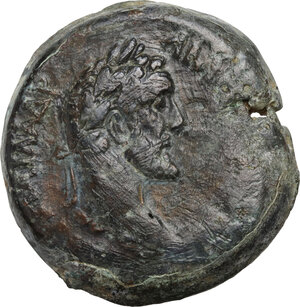 obverse: Antoninus Pius (138-161).. AE Drachm, dated RY 5 = 141/2. Alexandria (Egypt)