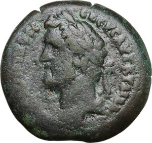 obverse: Antoninus Pius (138-161).. AE Drachm, dated RY 15 = 151/2. Alexandria (Egypt)
