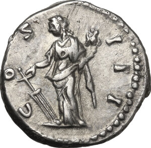 reverse: Marcus Aurelius (161-180 AD).. AR Denarius, Rome. Struck 170 AD