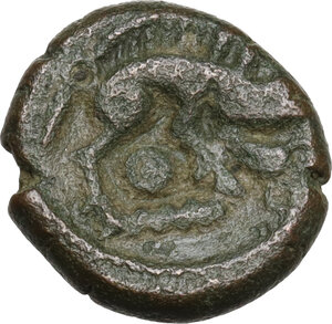reverse: Northeast Gaul, Ambiani.  Pseudo-autonomous issue. Temp. of Trajan.. AE 13 mm, circa 50-30 BC