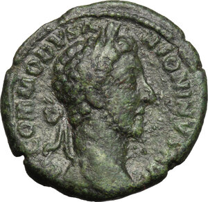 obverse: Commodus (177-192).. AE As, 181 AD
