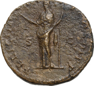 reverse: Commodus (177-192).. AE Sestertius. Struck 181-182 AD