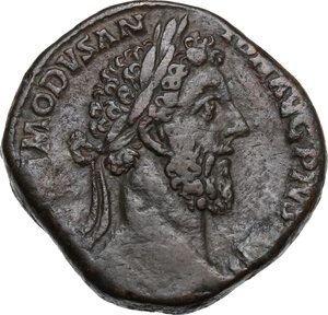 obverse: Commodus (177-192).. AE Sestertius. British Victory issue. Struck 185 AD