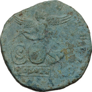 reverse: Commodus (177-192).. AE Sestertius, Rome mint. Struck AD 189