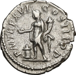 reverse: Septimius Severus (193-211).. AR Denarius, Rome. Struck 208 AD