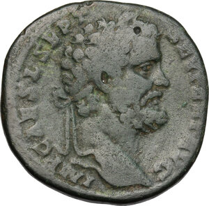 obverse: Septimius Severus (193-211).. AE Sestertius, 193 or 194 AD