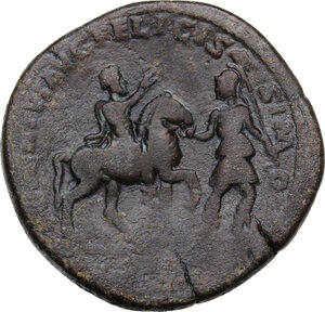 reverse: Septimius Severus (193-211) . AE Sestertius, 196-197 AD