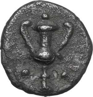 obverse: Southern Apulia, Tarentum. AR Obol, circa 280-228 BC