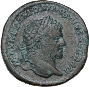 obverse: Caracalla (198-217).. AE Sestertius, 212-213 AD