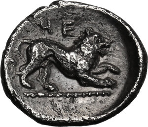 reverse: Southern Lucania, Heraclea. AR Diobol, 432-420 BC