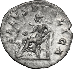 reverse: Severus Alexander (222-235 AD).. AR Denarius, 222-228