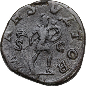 reverse: Severus Alexander (222-235 AD).. AE Sestertius, 232 AD