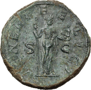 reverse: Julia Mamaea (died 235 AD).. AE Sestertius, struck under Severus Alexander, 224 AD