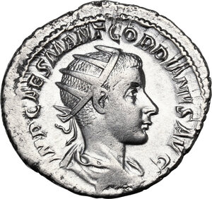 obverse: Gordian III (238-244).. AR Antoninianus, 240 AD