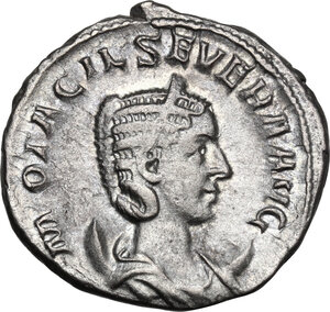 obverse: Otacilia Severa, wife of Philip I (244-249).. AR Antoninianus, 247 AD