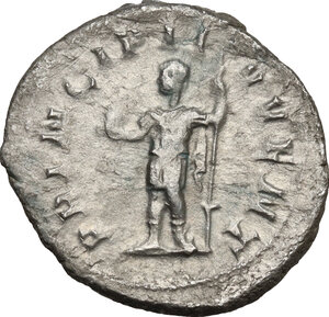 reverse: Philip II, as Caesar (244-247 AD). . AR Antoninianus. Struck 246 AD