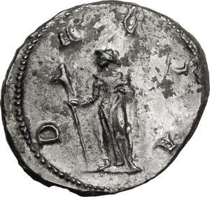 reverse: Trajan Decius (249-251).. AR Antoninianus, 1st officina. 3rd-4th emissions, 250 AD