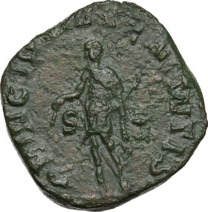 reverse: Herennius Etruscus as Caesar (250-251 AD).. AE Sestertius, 250-251 AD
