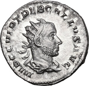 obverse: Trebonianus Gallus (251-253).. AR Antoninianus. Rome mint, 6th officina. Special emission, late 252 AD
